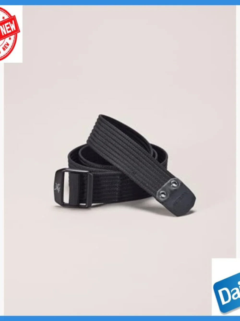 38mm Heavy-Duty Nylon Webbing Belt with Metal Buckle, Unisex